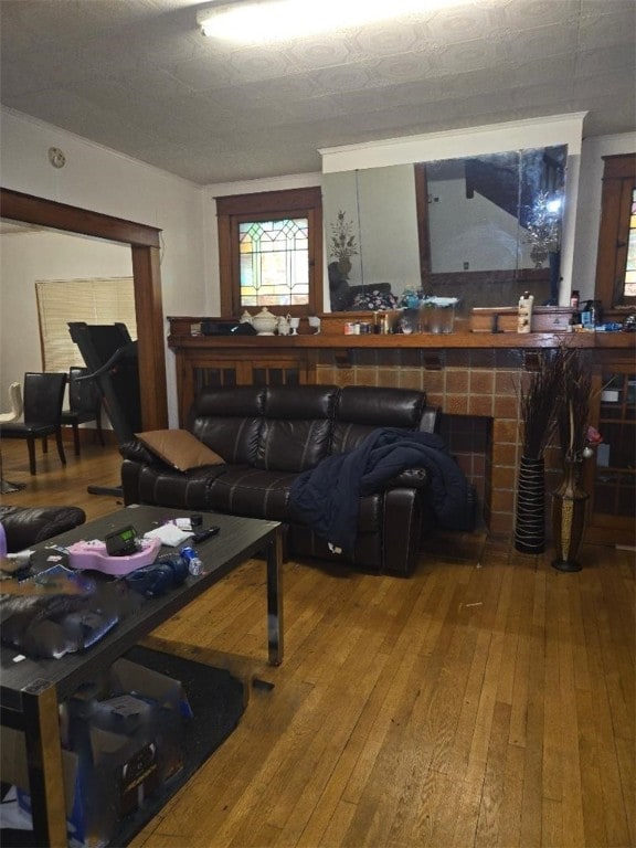 615 Morgantown Rd, South Union Twp, PA 15401 - living room with wood-type flooring