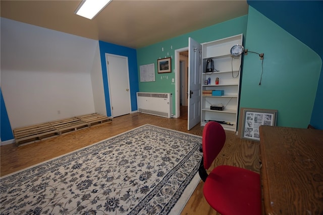 200 School St, Green Tree, PA 15220 - office area featuring radiator and wood finished floors