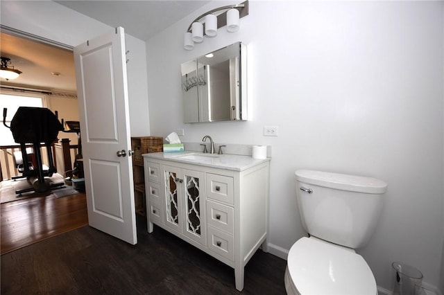 200 School St, Green Tree, PA 15220 - bathroom featuring wood finished floors and vanity
