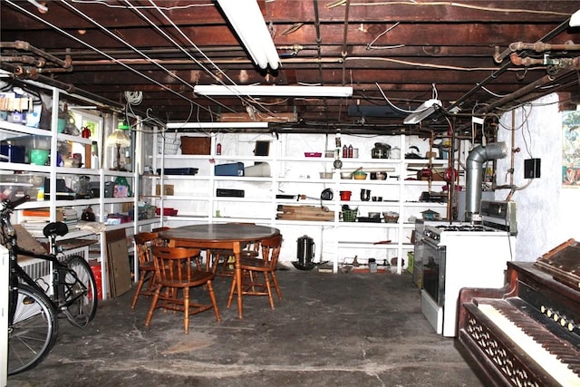 200 School St, Green Tree, PA 15220 - view of unfinished below grade area