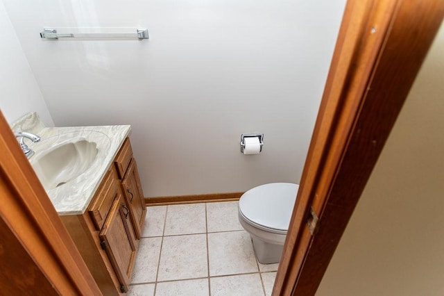 408 Victor Dr, South Union Twp, PA 15401 - bathroom with vanity and tile patterned flooring