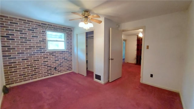 93 8th Ave, Ross Twp, PA 15229 - unfurnished bedroom featuring carpet floors, a closet, and a ceiling fan