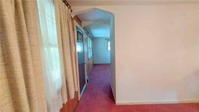 93 8th Ave, Ross Twp, PA 15229 - hall with carpet and arched walkways
