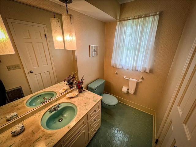 123 W Muntz Ave, Twp Of But Se, PA 16001 - bathroom with vanity and tile patterned flooring