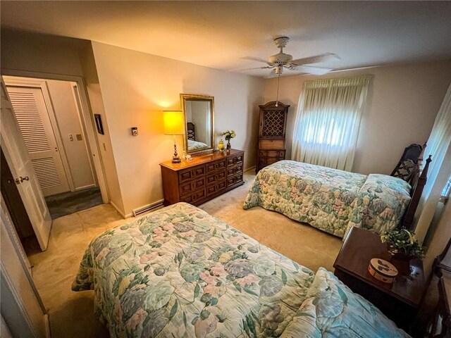 123 W Muntz Ave, Twp Of But Se, PA 16001 - bedroom with light colored carpet and a ceiling fan