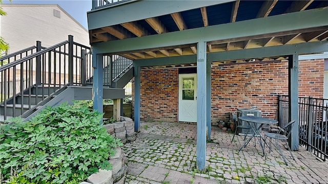 3011 Meyeridge Rd, Shaler, PA 15209 - view of patio / terrace featuring stairs