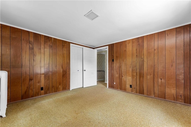 11 Old Mill Rd, Wharton Twp, PA 15470 - unfurnished bedroom with carpet floors and wood walls