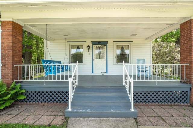 11 Old Mill Rd, Wharton Twp, PA 15470 - entrance to property with covered porch