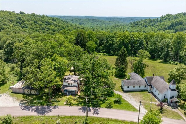 11 Old Mill Rd, Wharton Twp, PA 15470 - drone / aerial view of a heavily wooded area