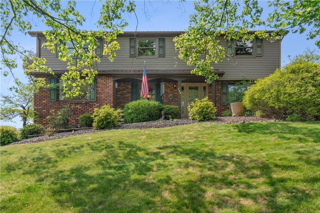401 Middlesex Rd, Elizabeth Twp/Boro, PA 15135 - view of front facade with a front yard and brick siding