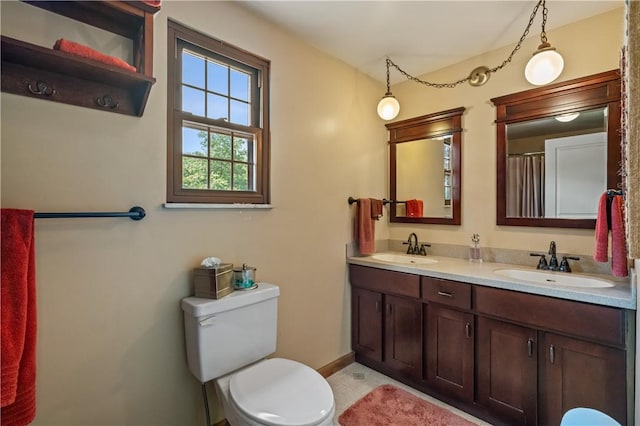 401 Middlesex Rd, Elizabeth Twp/Boro, PA 15135 - bathroom featuring double vanity and tile patterned floors