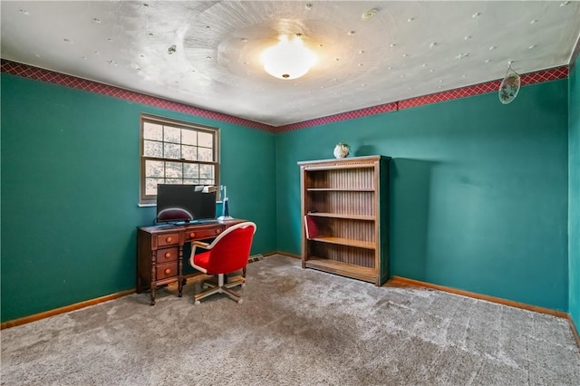 401 Middlesex Rd, Elizabeth Twp/Boro, PA 15135 - home office with carpet flooring and baseboards