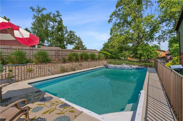 401 Middlesex Rd, Elizabeth Twp/Boro, PA 15135 - view of swimming pool featuring a fenced backyard and a patio