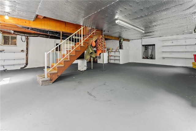 154 Burke Rd, Wharton Twp, PA 15437 - garage featuring washer / clothes dryer