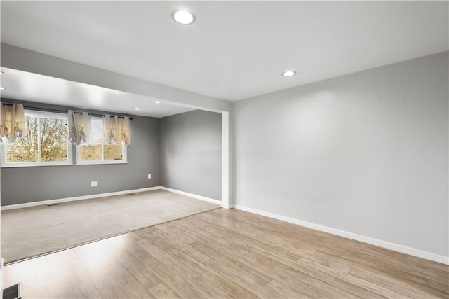 295 Holland Ct, Findlay Twp, PA 15108 - spare room featuring recessed lighting and wood finished floors