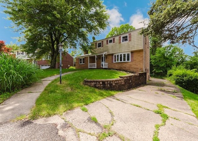 155 Greylock Dr, Penn Hills, PA 15235 - view of front of home with a front lawn