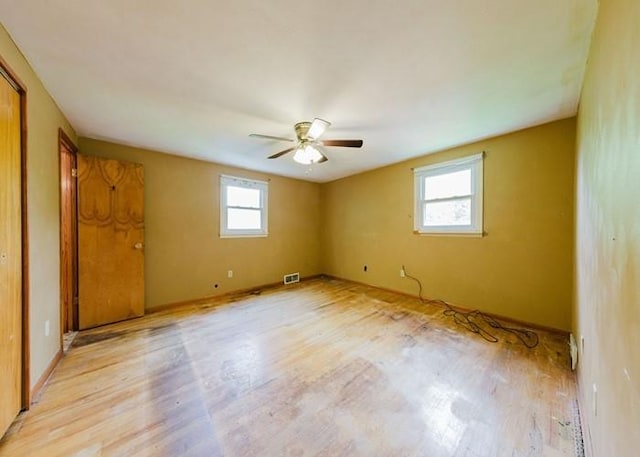 155 Greylock Dr, Penn Hills, PA 15235 - unfurnished room with light wood finished floors and a ceiling fan
