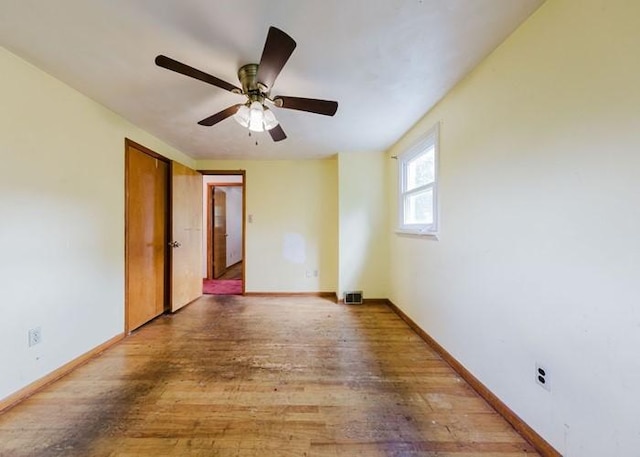 155 Greylock Dr, Penn Hills, PA 15235 - unfurnished room with light wood-type flooring and ceiling fan