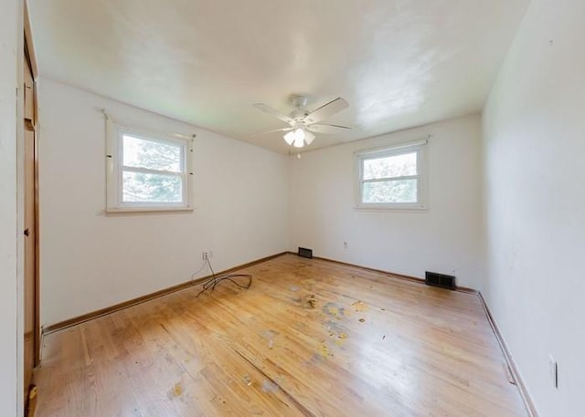 155 Greylock Dr, Penn Hills, PA 15235 - spare room featuring ceiling fan and wood finished floors