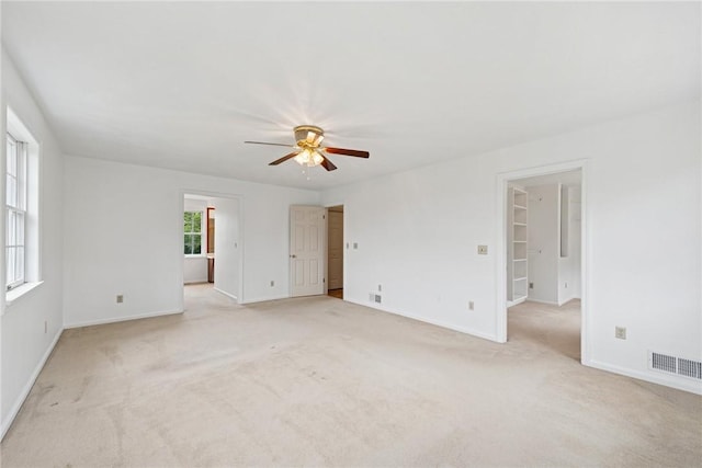 616 Edwards, Derry Twp, PA 15650 - empty room featuring ceiling fan and light colored carpet