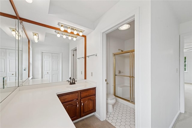 616 Edwards, Derry Twp, PA 15650 - full bath with vanity, a shower stall, and a closet