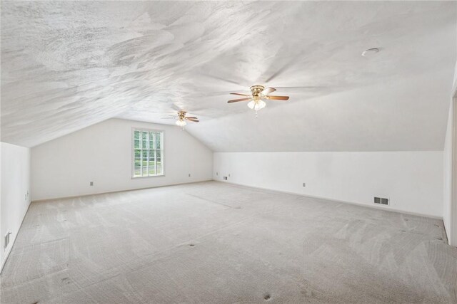 616 Edwards, Derry Twp, PA 15650 - bonus room featuring vaulted ceiling, carpet, and ceiling fan