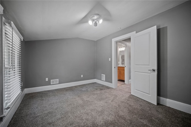 736 Shenango Stop Rd, Shenango Twp Law, PA 16101 - unfurnished bedroom featuring carpet floors and lofted ceiling
