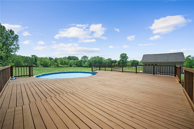 736 Shenango Stop Rd, Shenango Twp Law, PA 16101 - deck with an outdoor pool
