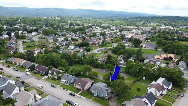 10 Crest St, Uniontown, PA 15401 - aerial view of property's location with nearby suburban area