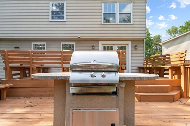 320 Penn Lear Ct, Monroeville, PA 15146 - wooden deck featuring grilling area