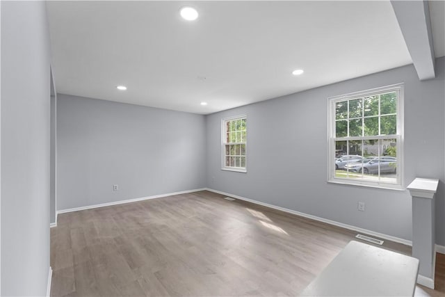 320 Penn Lear Ct, Monroeville, PA 15146 - spare room featuring wood finished floors and recessed lighting