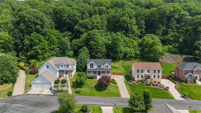 3004 Woodfield Dr, Hopewell Twp Bea, PA 15001 - aerial view of residential area featuring a forest