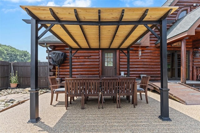 1155 Sarver Rd, South Buffalo Twp, PA 16055 - view of patio / terrace featuring outdoor dining space
