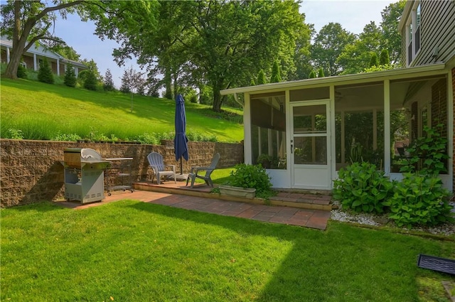 217 Baintree Rd, Moon/Crescent Twp, PA 15108 - view of grassy yard featuring a sunroom