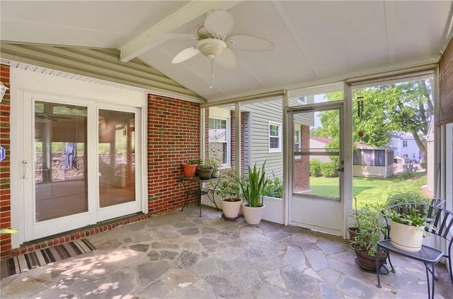217 Baintree Rd, Moon/Crescent Twp, PA 15108 - sunroom / solarium featuring a ceiling fan