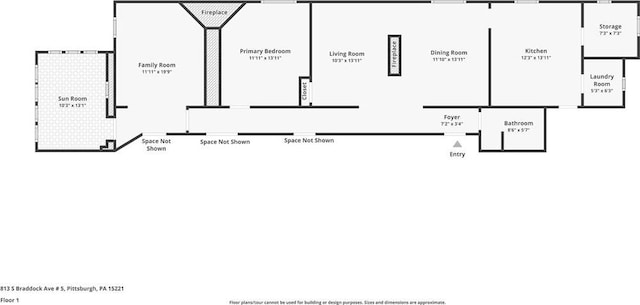 813 S Braddock Ave Unit 5, Regent Square, PA 15221 - view of property floor plan