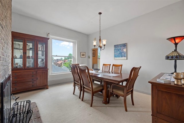 813 S Braddock Ave Unit 5, Regent Square, PA 15221 - dining room featuring light colored carpet and a chandelier