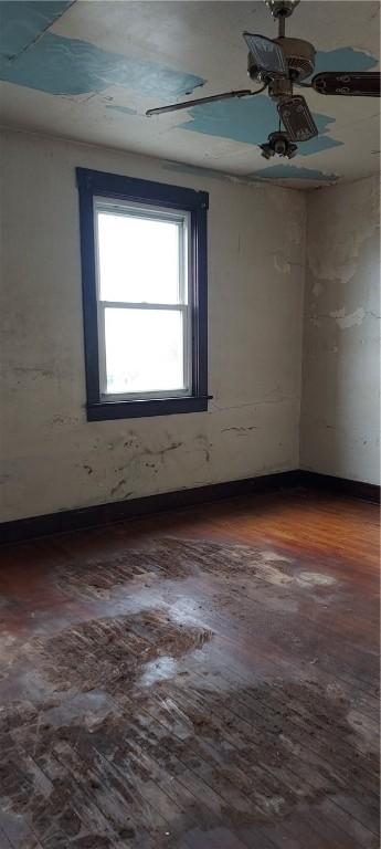 2517 S Braddock Ave, Swissvale, PA 15218 - unfurnished room featuring wood finished floors and baseboards