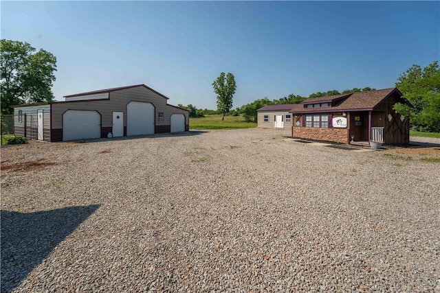 140 Jocelynn Ln, Smithfield, PA 15478 - view of yard with a detached garage and an outdoor structure