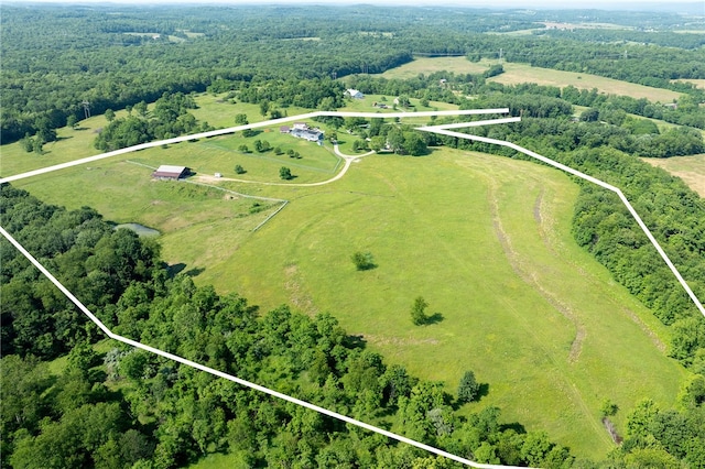 140 Jocelynn Ln, Smithfield, PA 15478 - aerial view of sparsely populated area featuring property boundaries highlighted