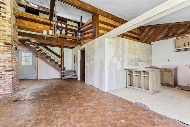 4731 National Pike, Wharton Twp, PA 15459 - basement featuring stairs