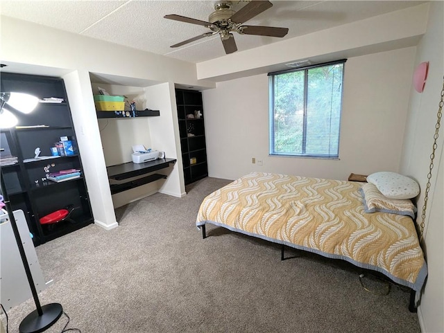 2120 Greentree Rd Unit 309E, Pittsburgh, PA 15220 - bedroom with carpet floors and a ceiling fan