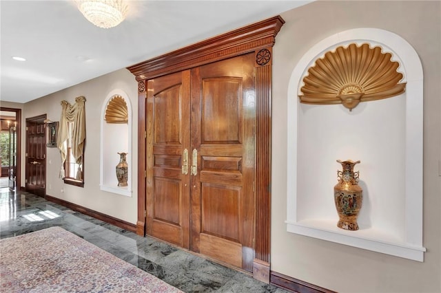 7023 Fair Oaks Dr, Export, PA 15632 - entrance foyer featuring arched walkways and recessed lighting