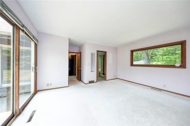 117 Stoneys Ln, Lehigh Twp, PA 16063 - unfurnished bedroom with access to outside and light colored carpet
