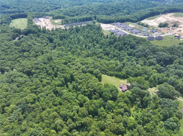 117 Stoneys Ln, Lehigh Twp, PA 16063 - bird's eye view of a heavily wooded area