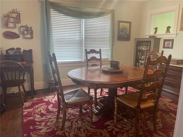 766 6th St, Beaver, PA 15009 - dining space with baseboards and wood finished floors