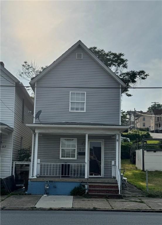 99 Mckean Ave, Donora, PA 15033 - view of front facade with covered porch