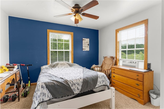 840 Sunol Rd, Deer Creek, PA 16314 - bedroom featuring carpet flooring and ceiling fan