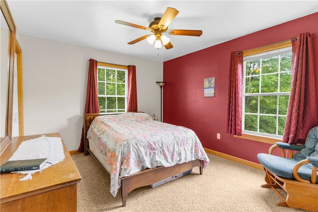 840 Sunol Rd, Deer Creek, PA 16314 - bedroom featuring carpet and a ceiling fan