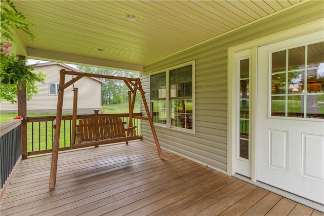 840 Sunol Rd, Deer Creek, PA 16314 - view of wooden terrace